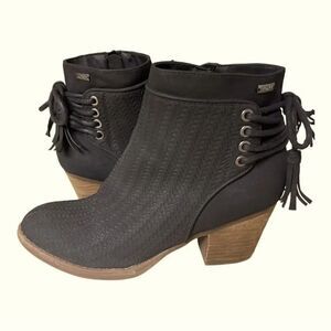 ROXY | Black Devon Heel Ankle Boot size 6